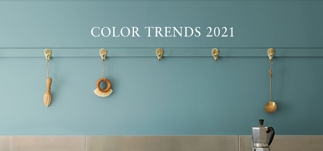 Benjamin Moore's Color of the Year 2021.   
                -Aegean Teal 2136-40