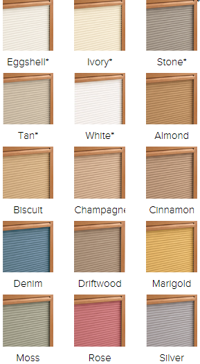MARVIN MTO Integrated Shades Colors