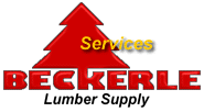 Beckerle Lumber Building on Service