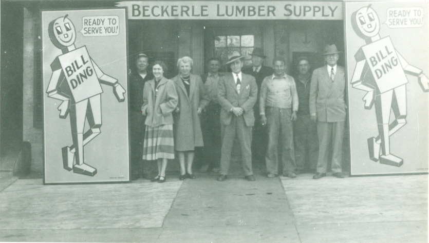 Beckerle lumber - Spring Valley - Circa 1948 
                                    
