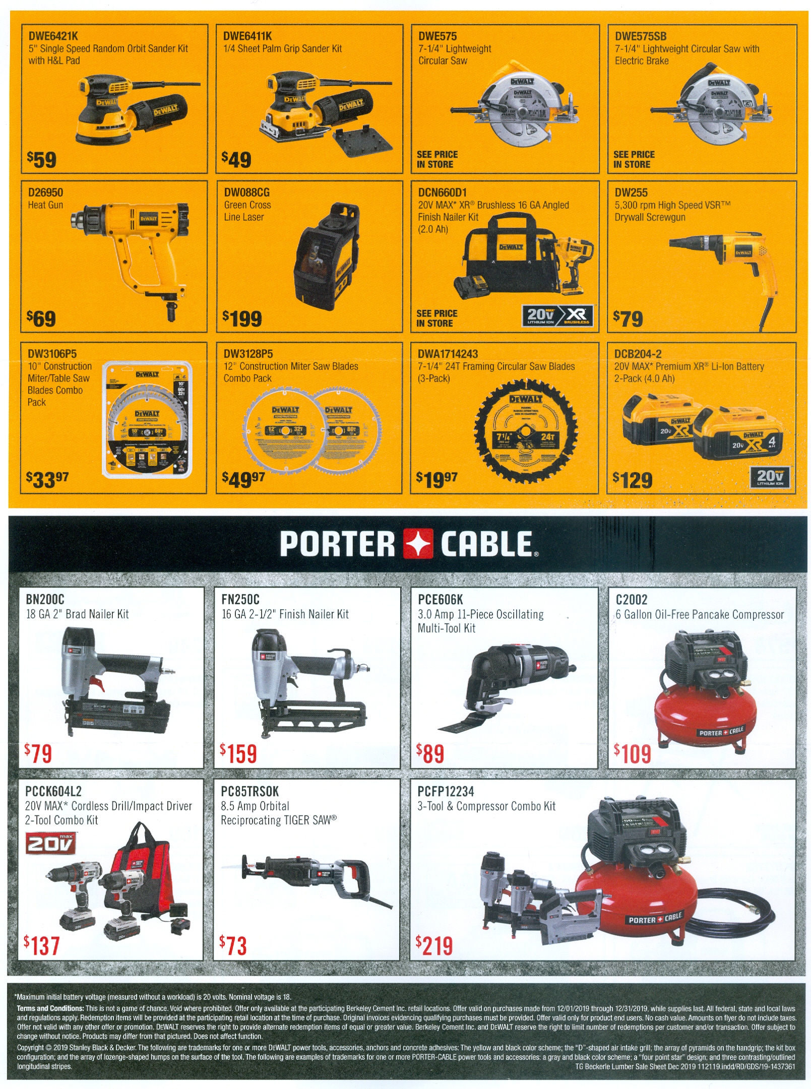 BECKERLE LUMBER ONE WITH SALES.
                                        