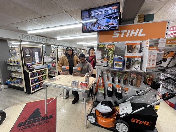 Beckerle lumber Demo day
                               April 4th in Haverstraw
                               

                                         
                    Beckerle lumber one with STIHL landscaping tools.
            Unmistakably the best tools you'll ever own.

            - In stock now

           