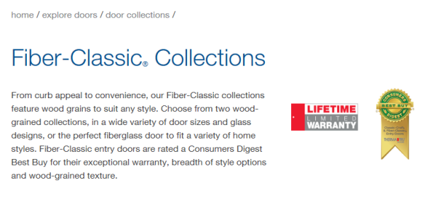 FIBER CLASSIC DOOR COLLECTIONS