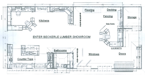 Beckerle Lumber Showroom Products.  Come in and See
                              How Your Dreams Can come True.
               We Have What You Need for Improving your Home
               Where Dreams are realized.
                